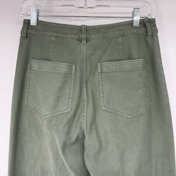 Faherty Olive Wide Leg Pants - Picture 6 of 10